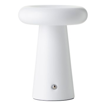 Brilliant - Lâmpada de mesa exterior tátil LED regulável MUFFIN LED/3W/5V USB 2600 mAh IP44 branca