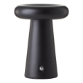 Brilliant - Lâmpada de mesa exterior tátil LED regulável MUFFIN LED/3W/5V USB 2600 mAh IP44 preta