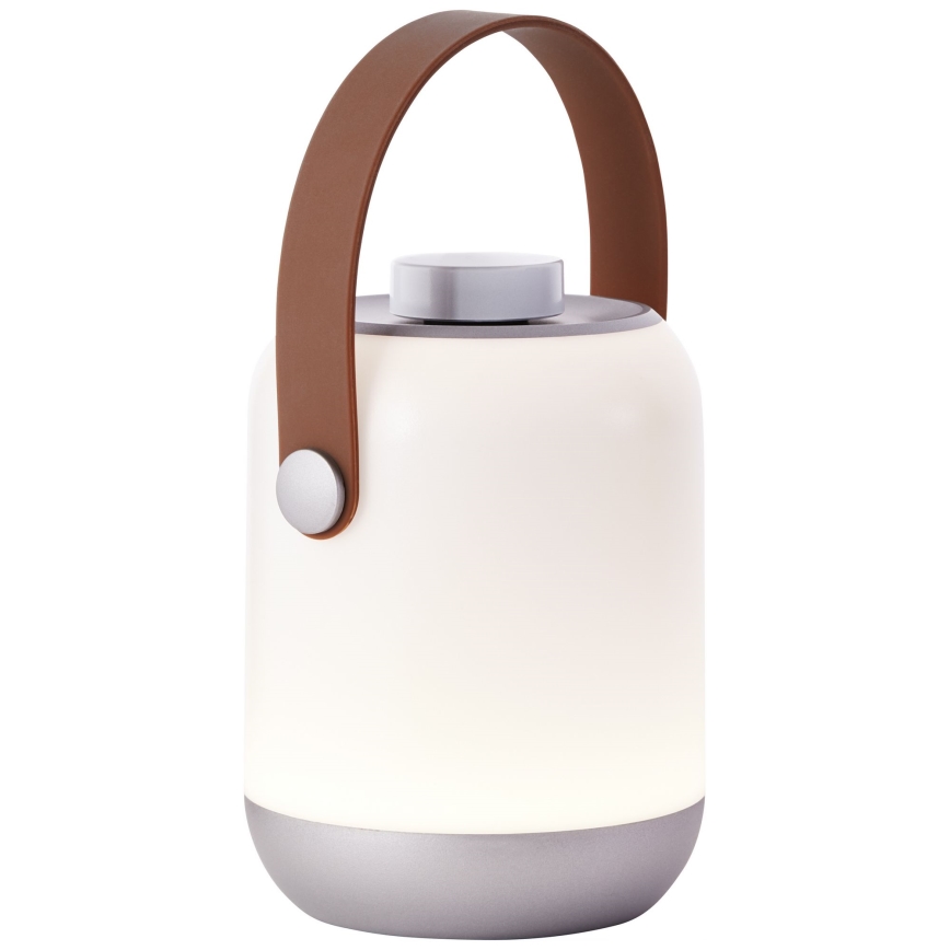 Brilliant - Lâmpada de mesa exterior LED regulável GEMMA LED/1,9W/5V 1800 mAh IP44 branca