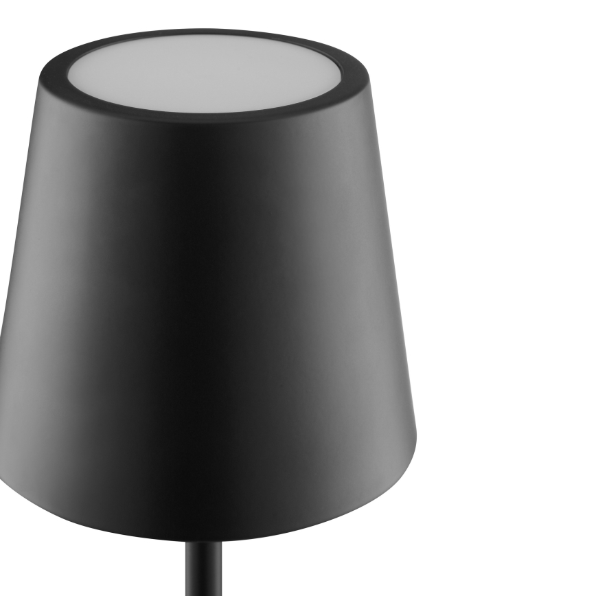 Brilliant - Lâmpada de mesa para exterior tátil, recarregável e dimerizável ELORA LED/2,5W/5V 2700K 2600 mAh IP44 preta