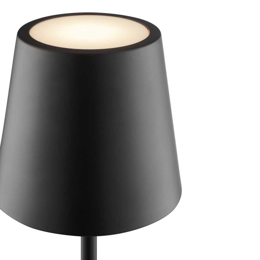 Brilliant - Lâmpada de mesa para exterior tátil, recarregável e dimerizável ELORA LED/2,5W/5V 2700K 2600 mAh IP44 preta