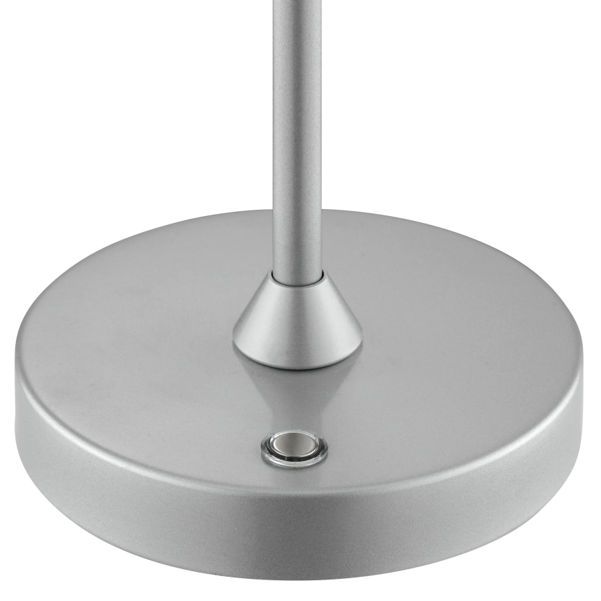 Brilliant - Lâmpada de mesa tátil recarregável LED dimerizável para exterior ELORA LED/2,5W/5V 2700K 2600 mAh IP44 prateada
