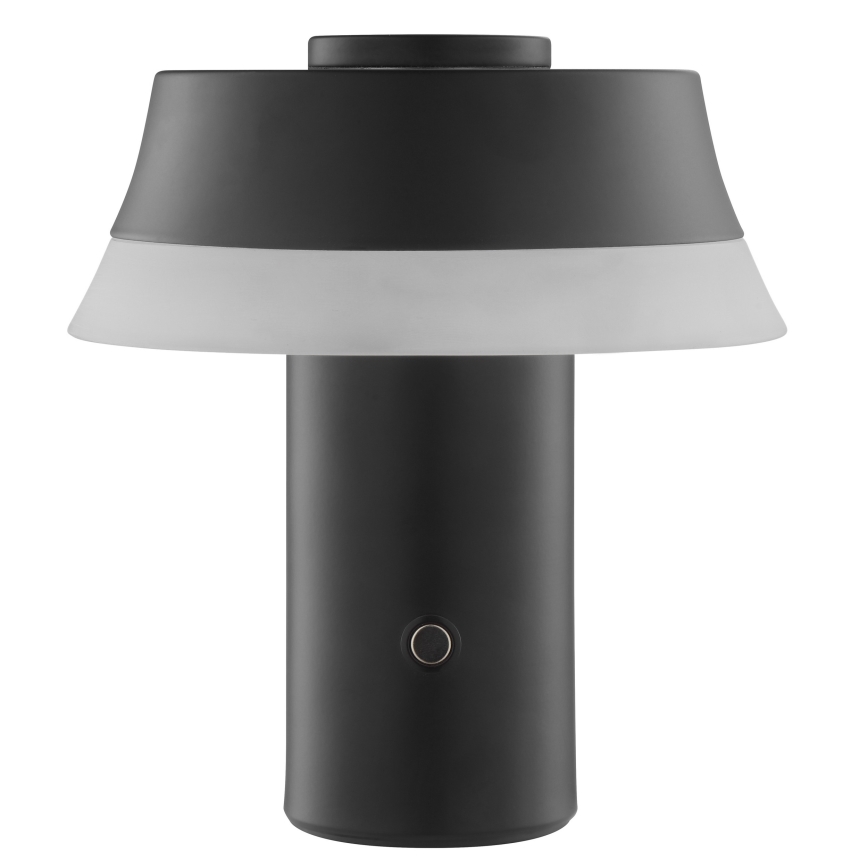 Brilliant - Lâmpada de mesa LED tátil recarregável dimerizável KINICH LED/2,5W/5V 2700K 2600 mAh preta