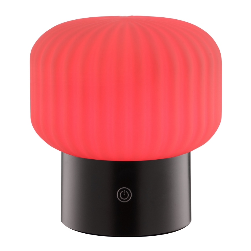 Brilliant - Lâmpada de mesa para exterior LED RGBW dimerizável, recarregável e sensível ao toque SARASTRO LED/3W/5V 2700K 1800 mAh IP44 branca