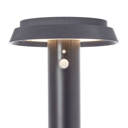 Brilliant - Lâmpada solar LED com sensor ALVERO LED/4W/3,7V 2000 mAh 50 cm IP44 preta