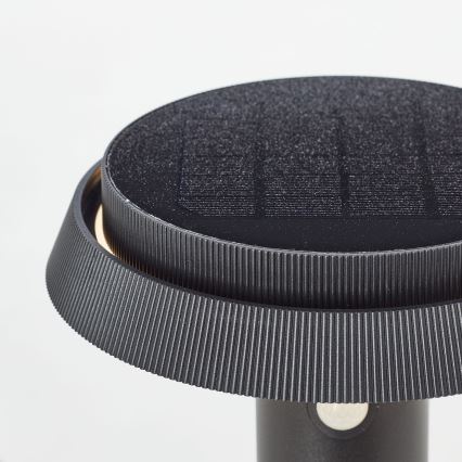 Brilliant - Lâmpada solar LED com sensor ALVERO LED/4W/3,7V 2000 mAh 50 cm IP44 preta