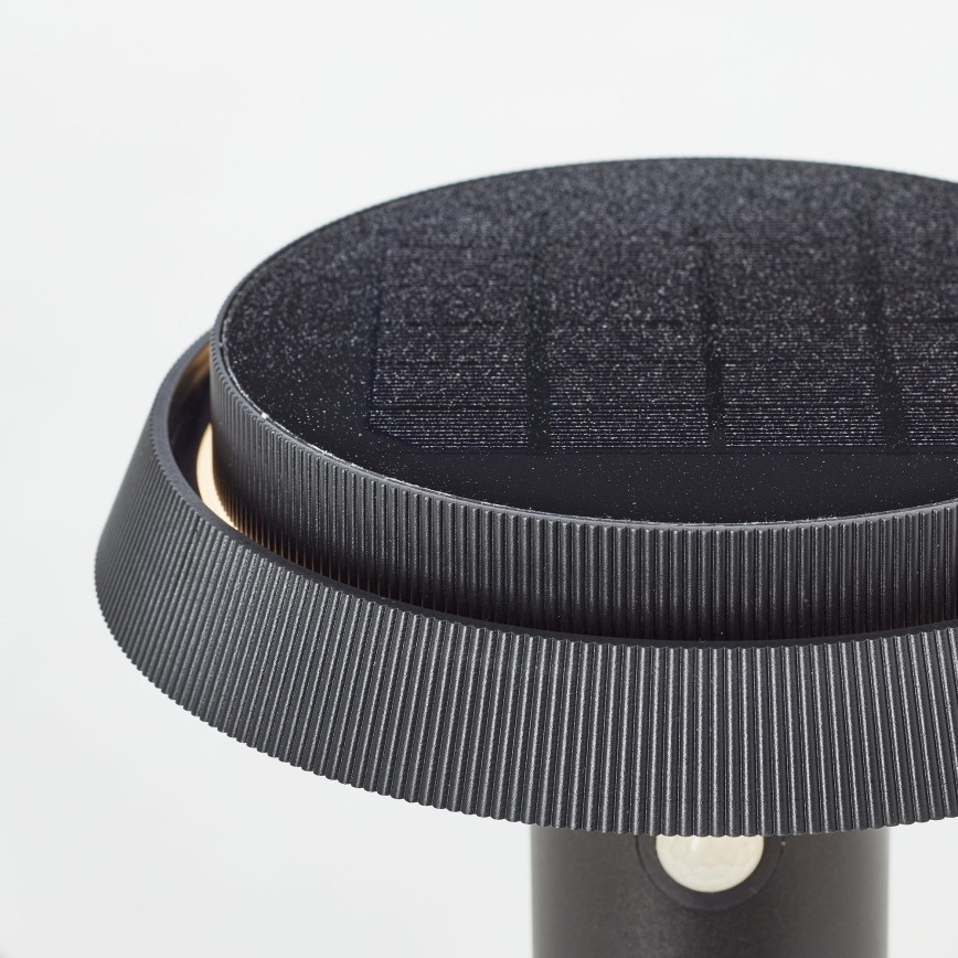 Brilliant - Lâmpada solar LED com sensor ALVERO LED/4W/3,7V 2000 mAh 50 cm IP44 preta