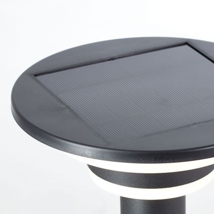 Brilliant - Lâmpada Solar LED com sensor GARVINA LED/3W/3,7V 2000 mAh 85 cm IP44 preta