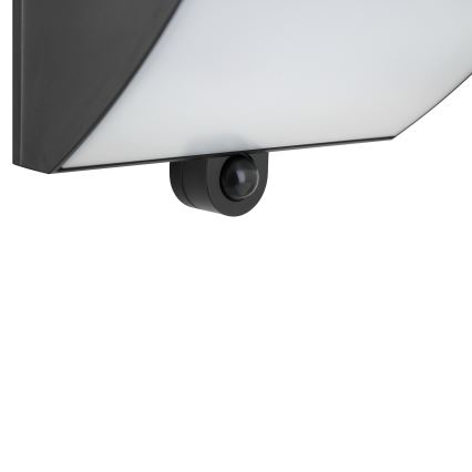 Brilliant - Aplique de parede solar com sensor SIERRA LED/6W/3,7V 2700/4000/6500K 2000 mAh IP54 preto