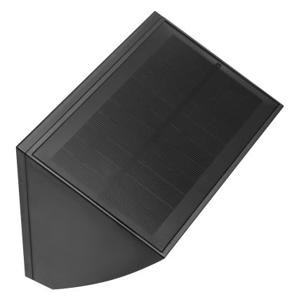 Brilliant - Aplique de parede solar com sensor SIERRA LED/6W/3,7V 2700/4000/6500K 2000 mAh IP54 preto