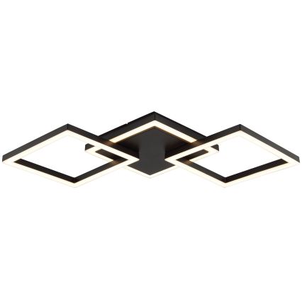 Brilliant - LED Candeeiro de tecto JORVIC LED/21W/230V 28x61,5 cm preto