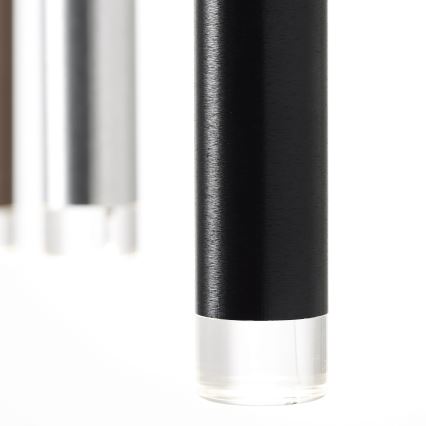 Brilliant - Lustre LED regulável suspenso por cabo CEMBALO LED/32W/230V cromado fosco/preto/castanho