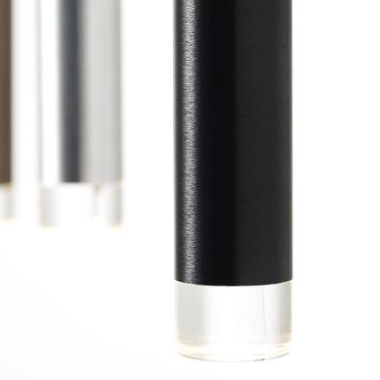 Brilliant - LED Lustre regulável suspenso por cabo CEMBALO LED/60W/230V cromo mate/preto/castanho