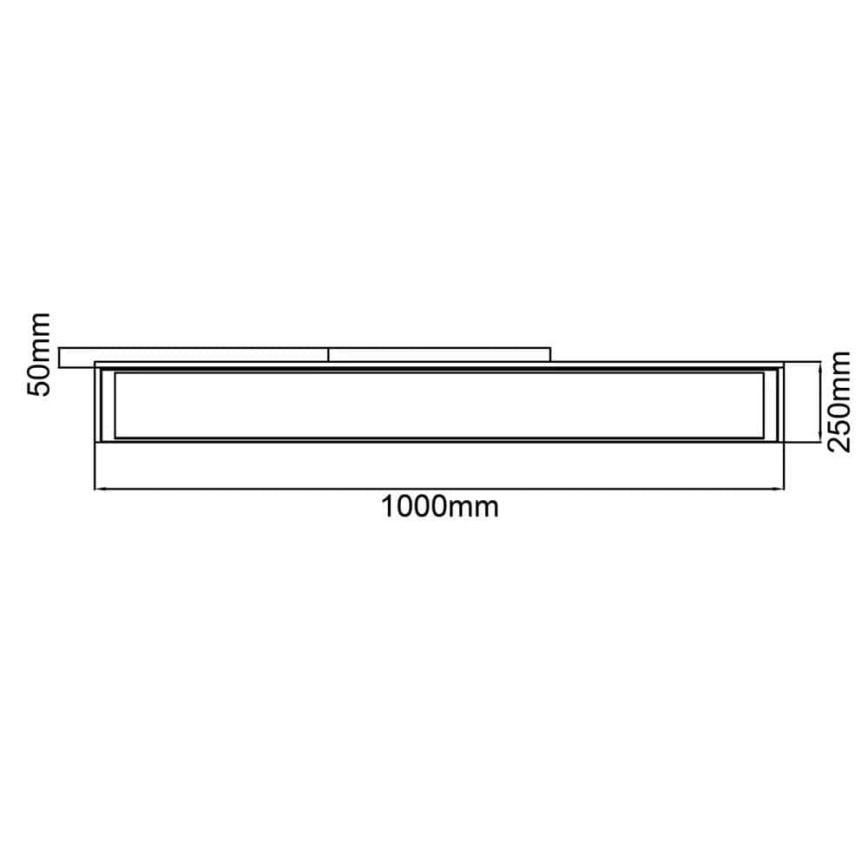 Brilliant - Luminária de teto LED dimmerizável FLAT LED/32W/230V 2700-6500K + comando à distância