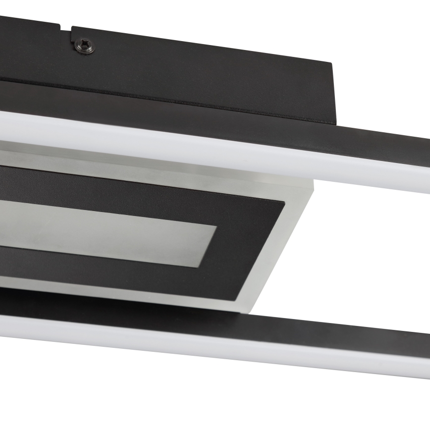 Brilliant - Candeeiro de tecto LED RGBW dimerizável BESSON LED/20W/230V 3000-6500K preto + controlo remoto