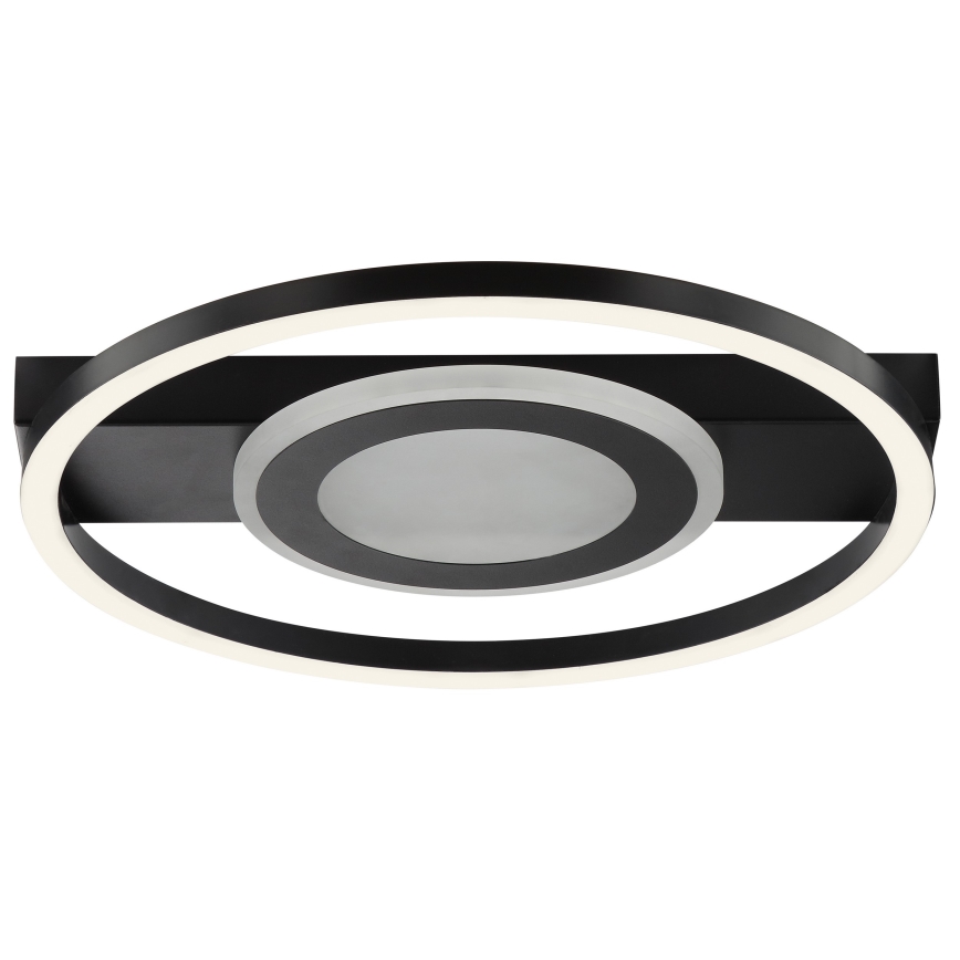 Brilliant - LED RGBW Luminária de teto regulável MAUREEN LED/20W/230V 3000-6500K preta + controlo remoto