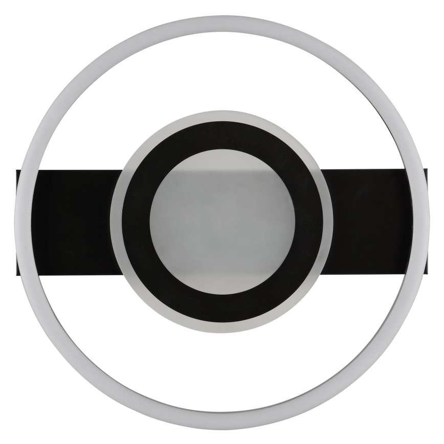 Brilliant - LED RGBW Luminária de teto regulável MAUREEN LED/20W/230V 3000-6500K preta + controlo remoto