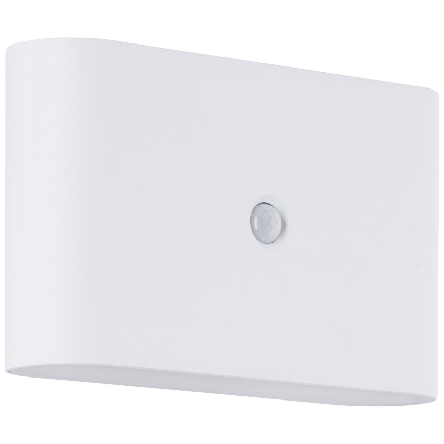 Brilliant - Luminária de parede exterior recarregável LED com sensor XINO LED/3W/5V 3600 mAh IP44 branco