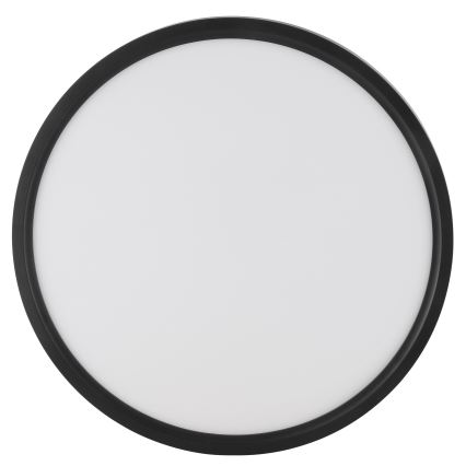 Brilliant - Candeeiro de teto LED com sensor de movimento e sensor crepuscular GALO LED/26W/230V Ø 40 cm preto