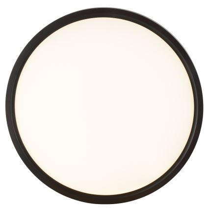 Brilliant - Candeeiro de teto LED com sensor de movimento e sensor crepuscular GALO LED/26W/230V Ø 40 cm preto