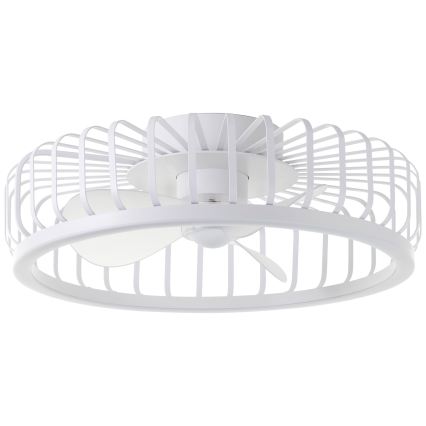 Brilliant - Luminária de teto LED dimerizável com ventilador CAPO LED/36W/230V 2700-6500K, diâmetro 48 cm, branca + comando remoto