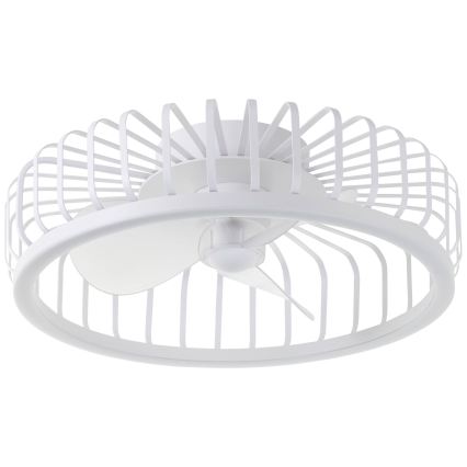 Brilliant - Luminária de teto LED dimerizável com ventilador CAPO LED/36W/230V 2700-6500K, diâmetro 48 cm, branca + comando remoto