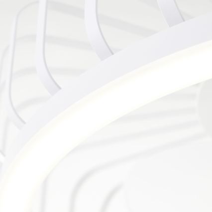 Brilliant - Luminária de teto LED dimerizável com ventilador CAPO LED/36W/230V 2700-6500K, diâmetro 48 cm, branca + comando remoto