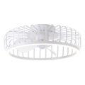 Brilliant - Luminária de teto LED dimerizável com ventilador CAPO LED/36W/230V 2700-6500K, diâmetro 48 cm, branca + comando remoto