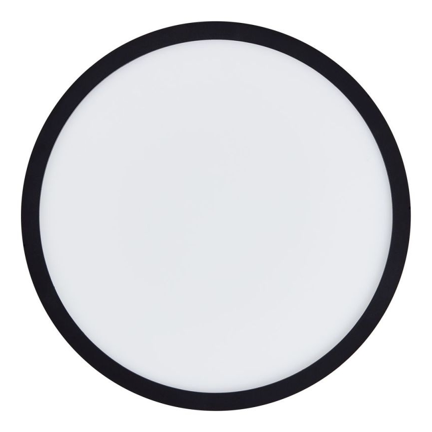 Brilliant - Candeeiro de teto LED dimerizável SORELL LED/18W/230V 3000-6500K Ø 29 cm preto + controlo remoto