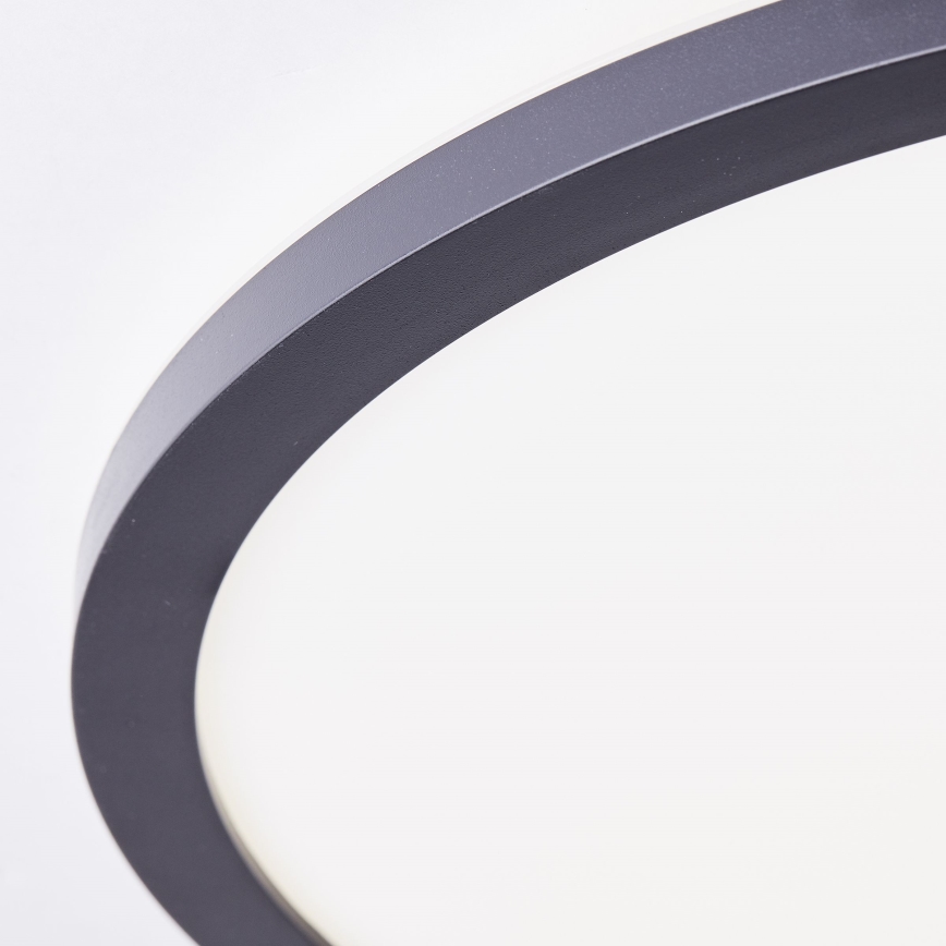 Brilliant - Luminária de teto LED MILTON LED/24W/230V Ø 42 cm preta