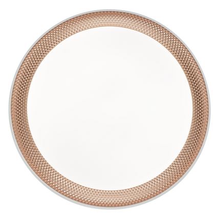 Brilliant - Luminária de teto LED dimerizável WALDO LED/24W/230V 3000-6500K Ø 38,5 cm branco/ouro rosé + controlo remoto