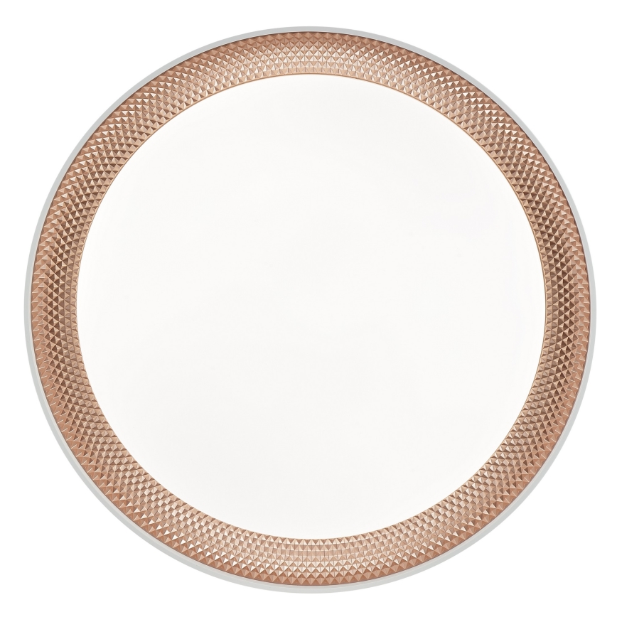 Brilliant - Luminária de teto LED dimerizável WALDO LED/24W/230V 3000-6500K Ø 38,5 cm branco/ouro rosé + controlo remoto
