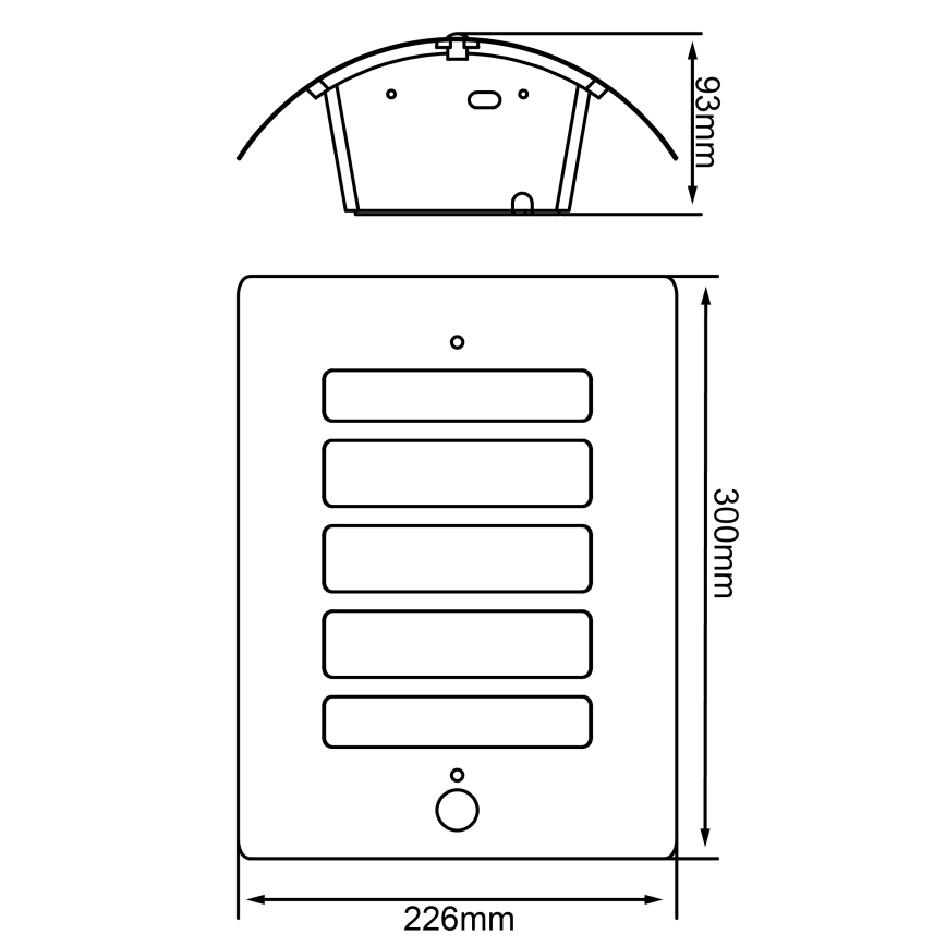 Brilliant - Candeeiro de parede para exterior com sensor de movimento e de crepúsculo TODD 1xE27/60W/230V IP44 antracite