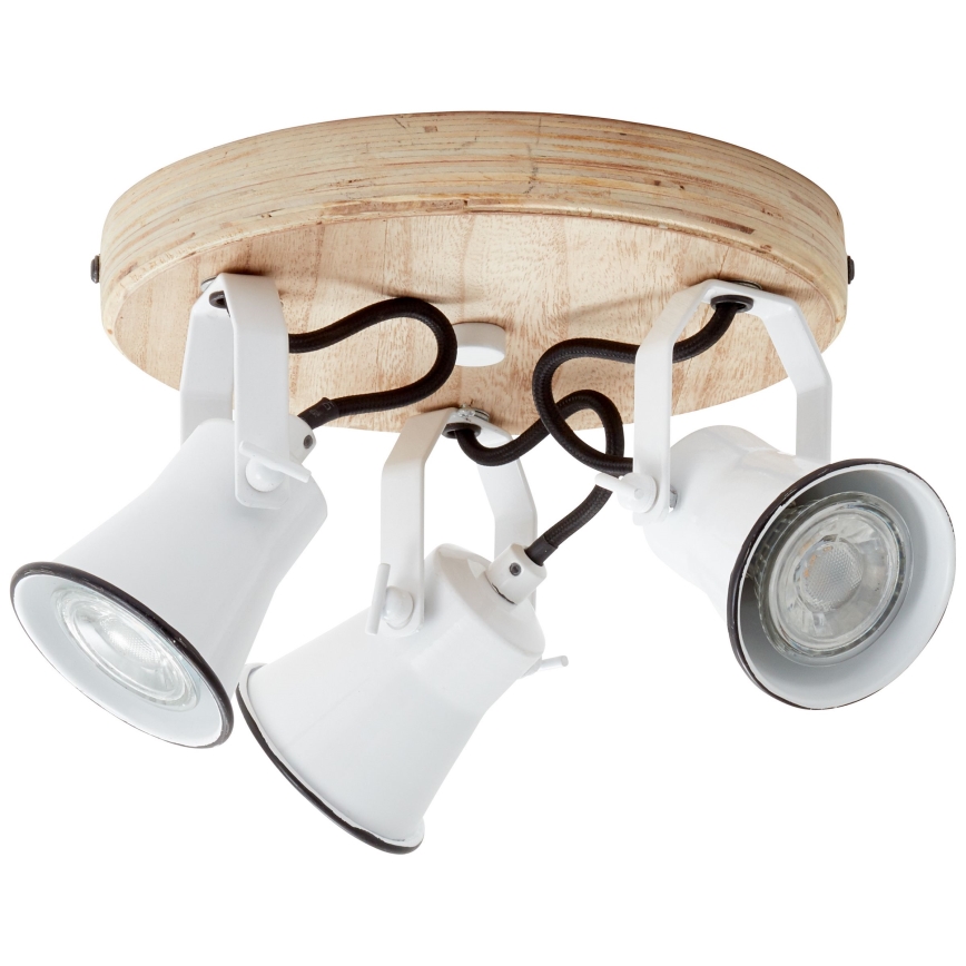 Brilliant - Luminária spot SEED 3x GU10/5W/230V branco/bege