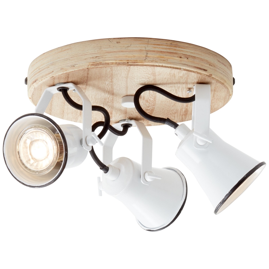 Brilliant - Luminária spot SEED 3x GU10/5W/230V branco/bege