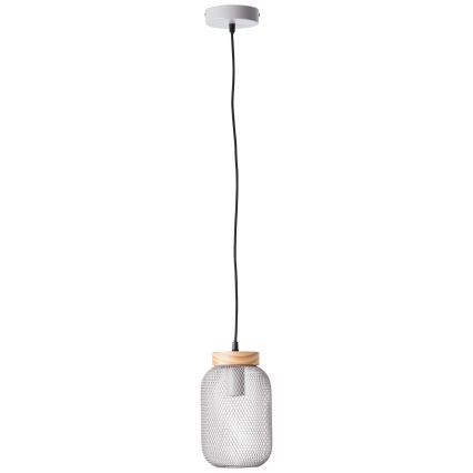 Brilliant - Lustre em cabo GIADA 1xE27/40W/230V Ø 16 cm cinzento