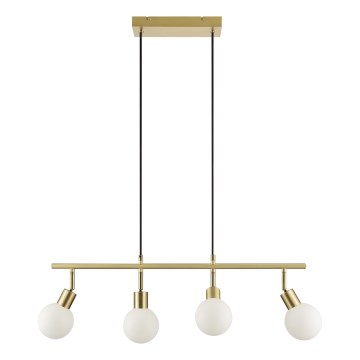 Brilliant - Lustre em cabo JORGE 4xG9/10W/230V latão