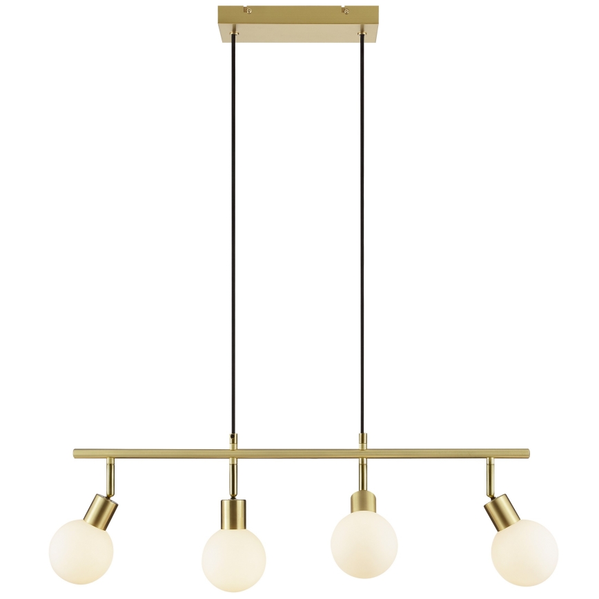 Brilliant - Lustre em cabo JORGE 4xG9/10W/230V latão