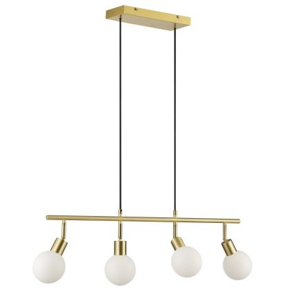 Brilliant - Lustre em cabo JORGE 4xG9/10W/230V latão