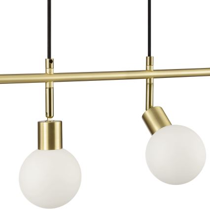 Brilliant - Lustre em cabo JORGE 4xG9/10W/230V latão