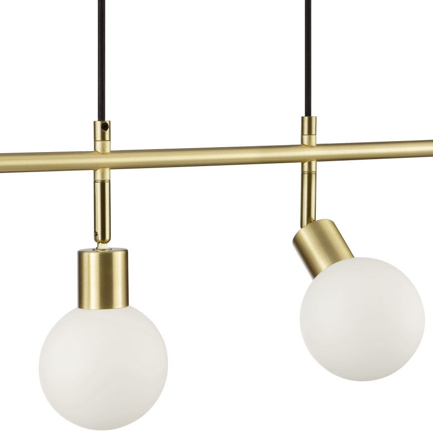 Brilliant - Lustre em cabo JORGE 4xG9/10W/230V latão