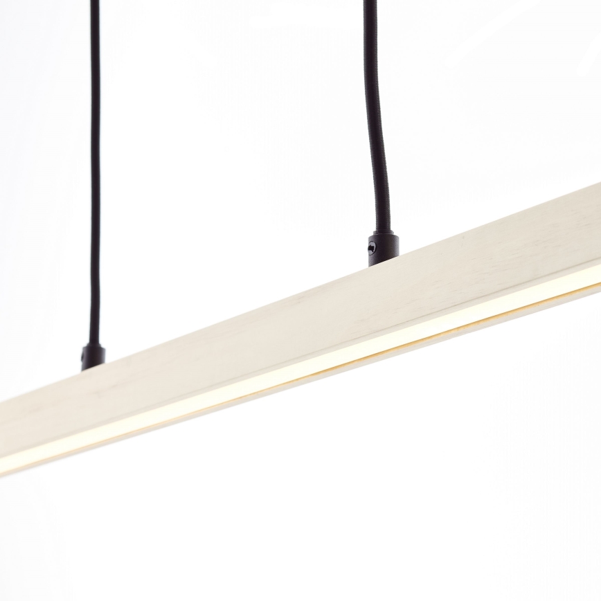 Brilliant - Lustre LED suspenso por cabo ARION LED/22W/230V, acabamento em pinho