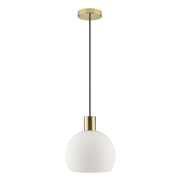 Brilliant - Lustre pendente CONY em cabo, 1x E27 / 20 W / 230 V, Ø 25 cm, latão