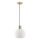 Brilliant - Lustre pendente CONY em cabo, 1x E27 / 20 W / 230 V, Ø 25 cm, latão