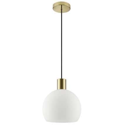 Brilliant - Lustre pendente CONY em cabo, 1x E27 / 20 W / 230 V, Ø 25 cm, latão