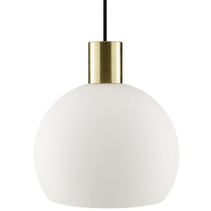 Brilliant - Lustre pendente CONY em cabo, 1x E27 / 20 W / 230 V, Ø 25 cm, latão