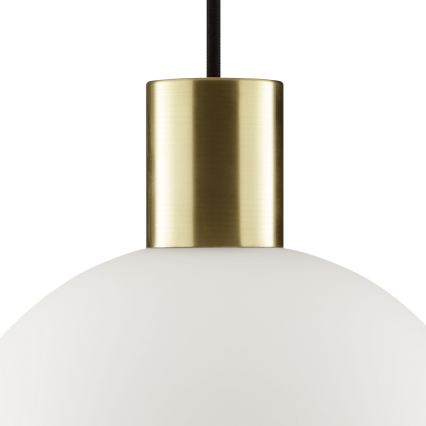 Brilliant - Lustre pendente CONY em cabo, 1x E27 / 20 W / 230 V, Ø 25 cm, latão