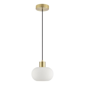 Brilliant - Lustre pendente em cabo FANNY 1xE27/20W/230V Ø 22 cm latão