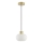 Brilliant - Lustre pendente em cabo FANNY 1xE27/20W/230V Ø 22 cm latão