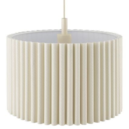 Brilliant - Lustre suspenso em cabo VELIN 1xE27/20W/230V Ø 35 cm creme